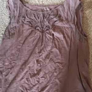 CUTE WOMENS BROWN BLOUSE TANKTOP Y2k